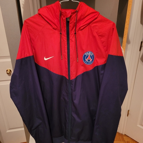 Nike PSG Red and Blue Windrunner - Picture 2 of 6